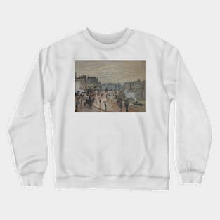 The Pont Neuf by Claude Monet Crewneck Sweatshirt